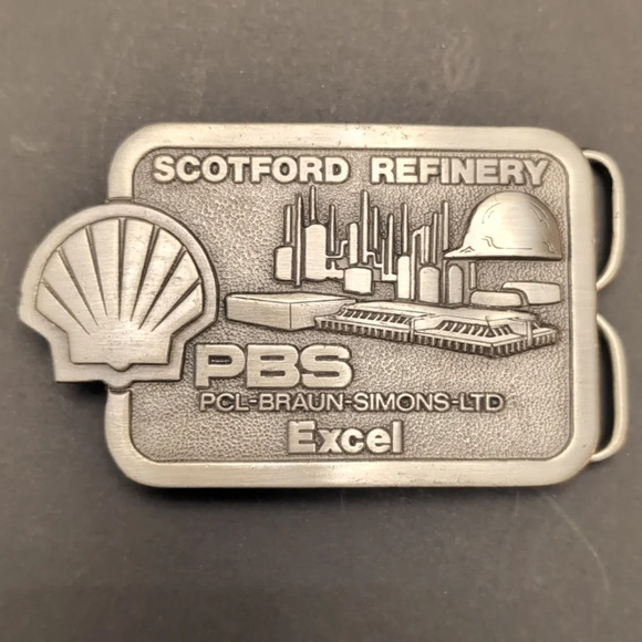Scott Ford Refinery PBS PCL-Braun-Simons LTD Excel Men's Metal Buckle . - Picture 1 of 5